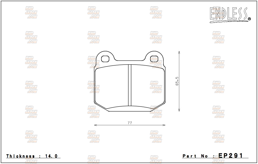 Endless Brake Pads Front Set Type Super Street S-Sports SSS - Z#6